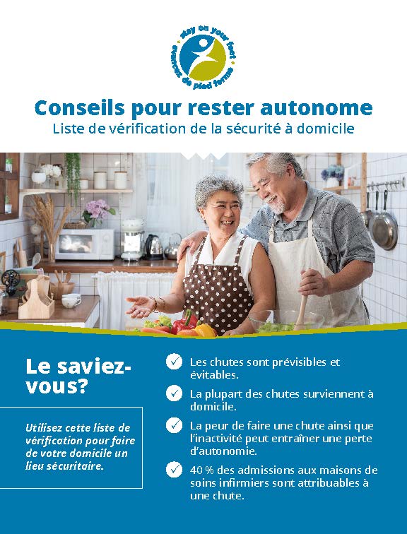 Conseils pour rester autonome - liste de vérification de la sécurité à domicile