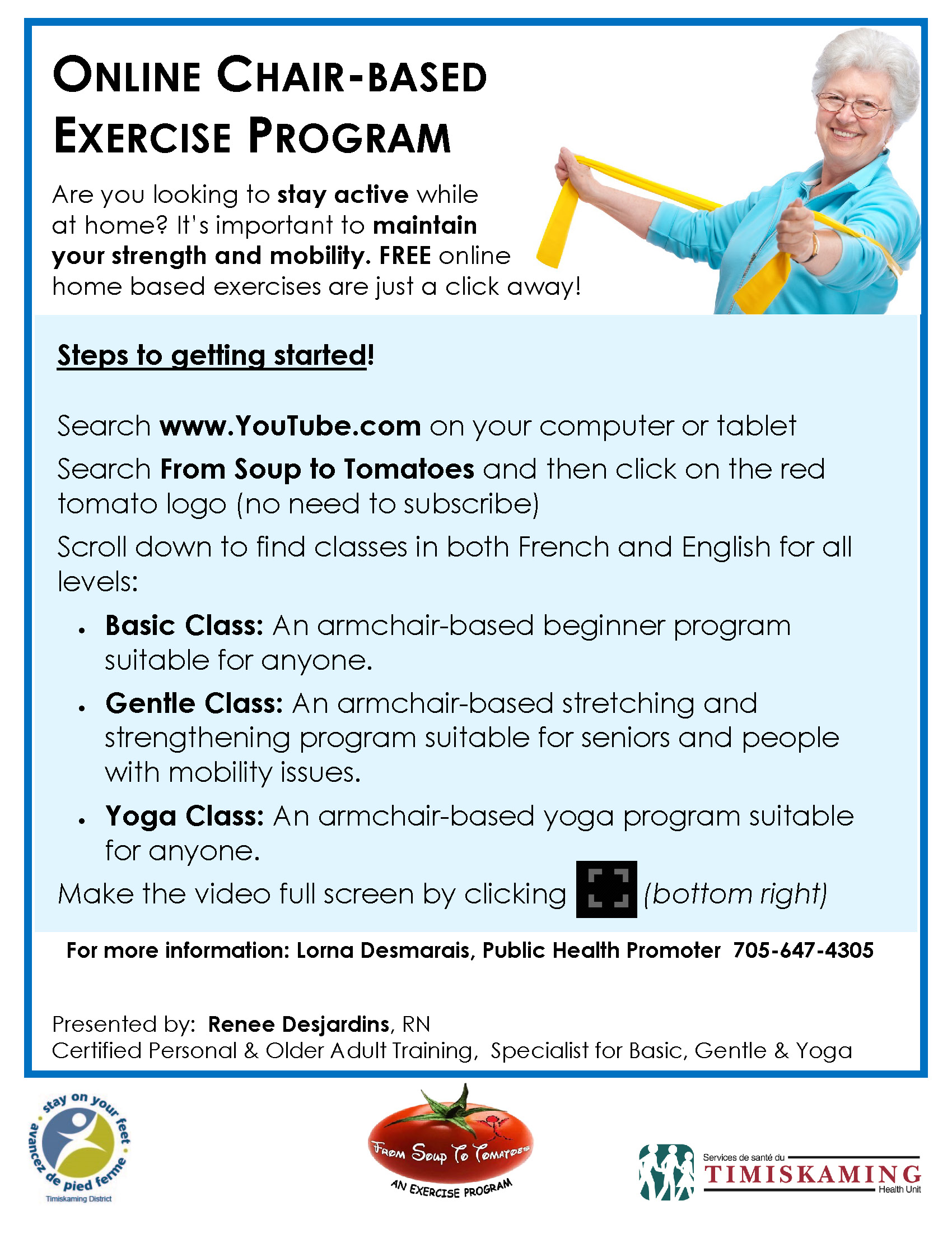 FREE Exercise Classes for Older Adults